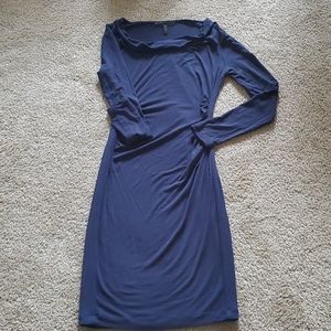 BCBG cowl neck form fitting dress
